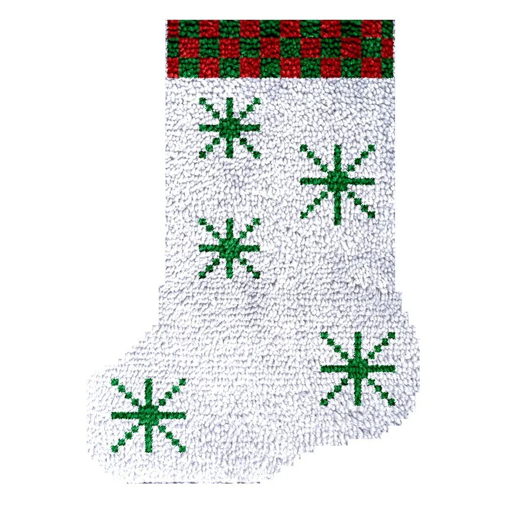 DIY Latch Hook Christmas Stocking - Image 8