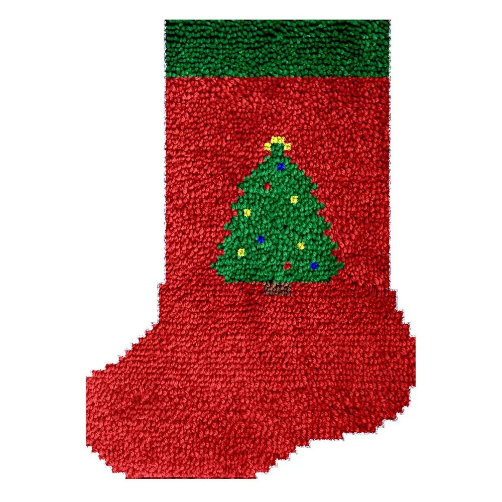 DIY Latch Hook Christmas Stocking - Image 9