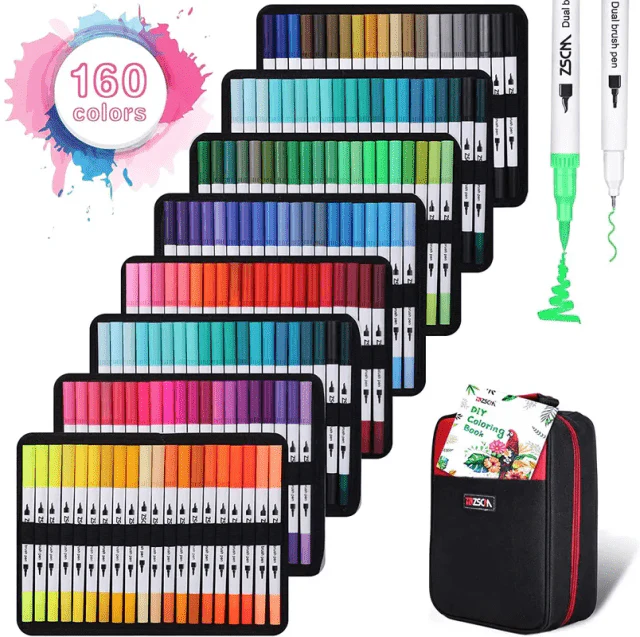 Dual Tip Art Marker Sets - Image 9