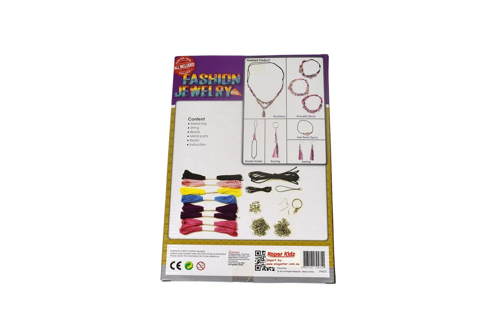 Kids Fashion Jewelry Craft Kit - Image 3