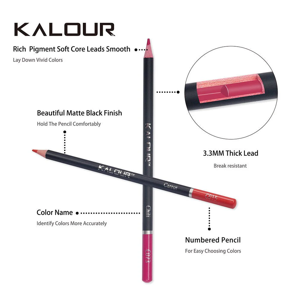 KALOUR 120 Colours Professional Colour Pencil Set - Image 9