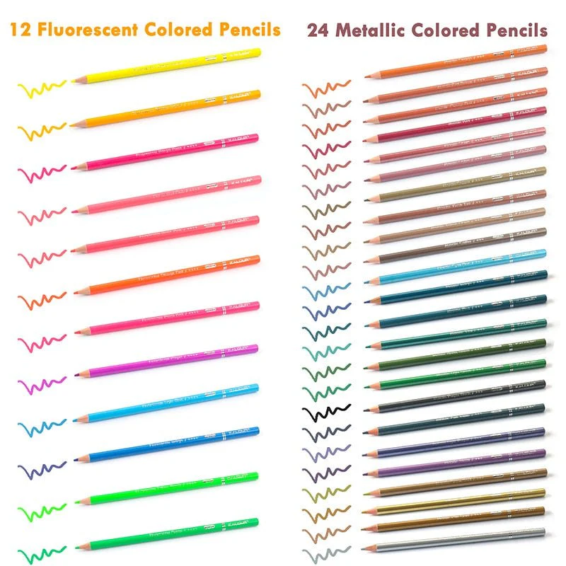 Kalour 240 Artist Professional Coloured Pencils Set - Image 14