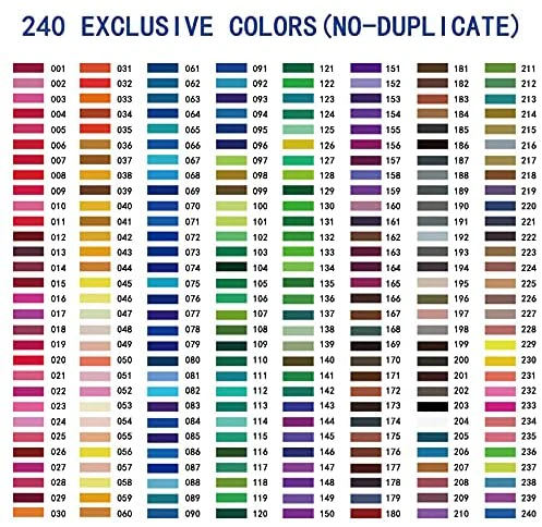Kalour 240 Artist Professional Coloured Pencils Set - Image 4