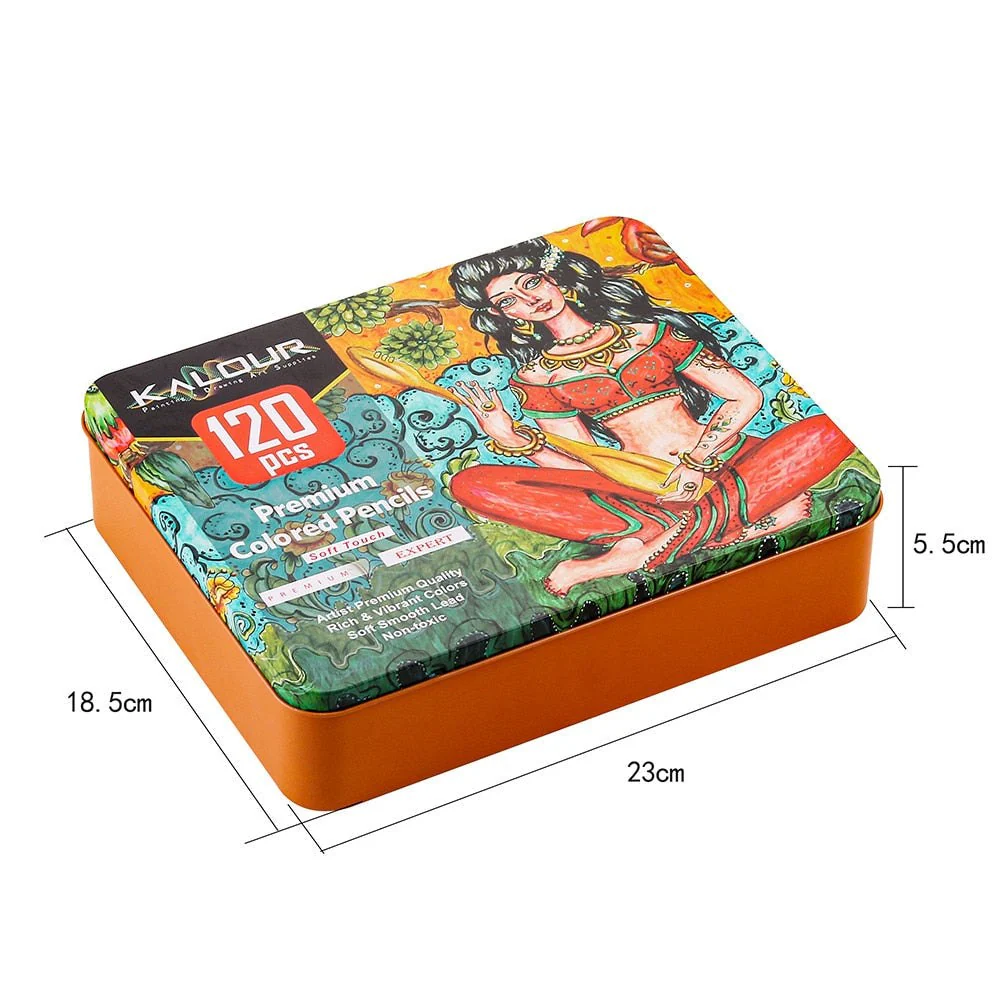 KALOUR Professional Drawing 120 Coloured Pencil Set - Image 3