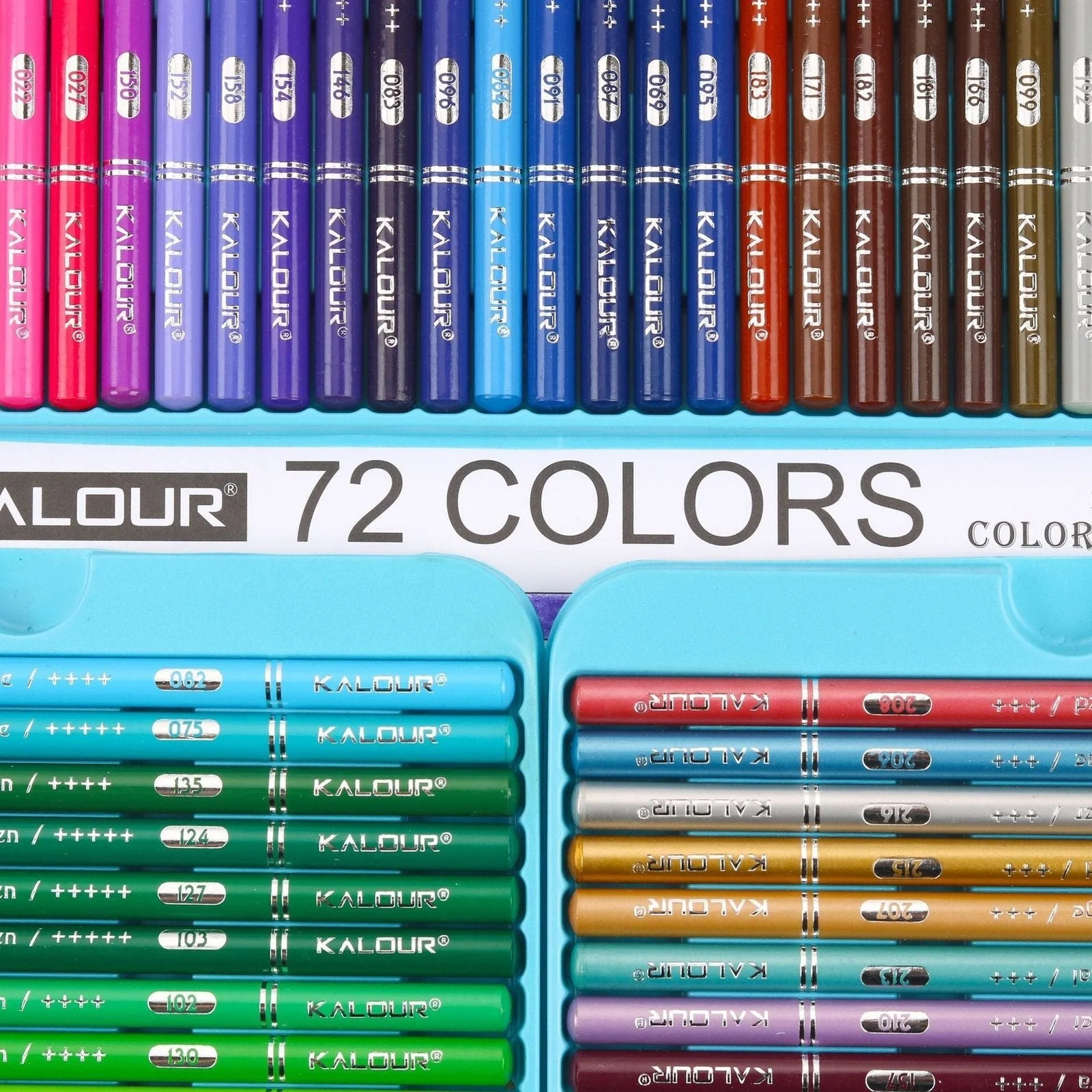 KALOUR Professional Drawing 72 Coloured Pencil Set - Image 8