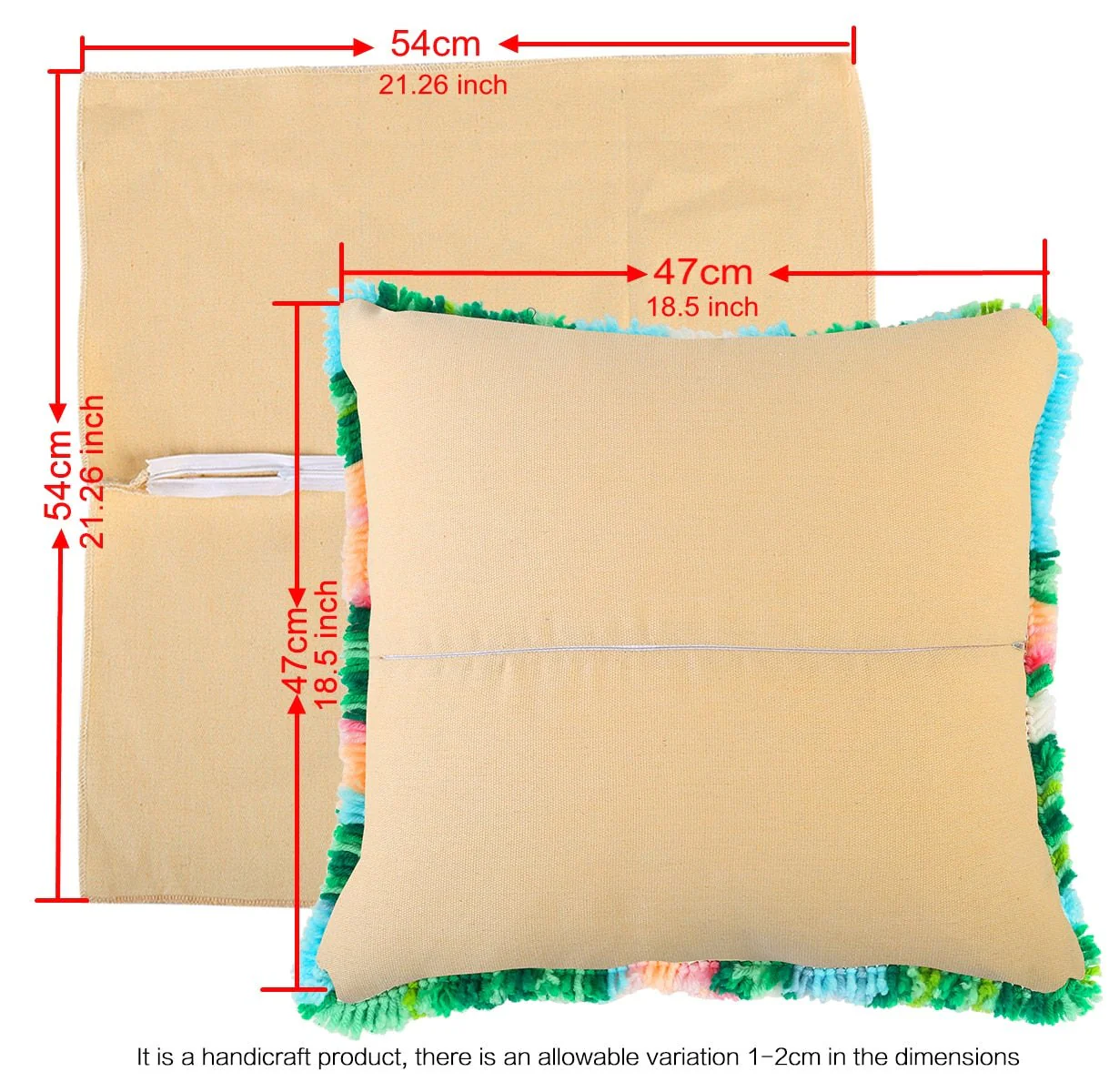 Latch Hook Pillow Making Kit - Christmas Pattern - Image 5