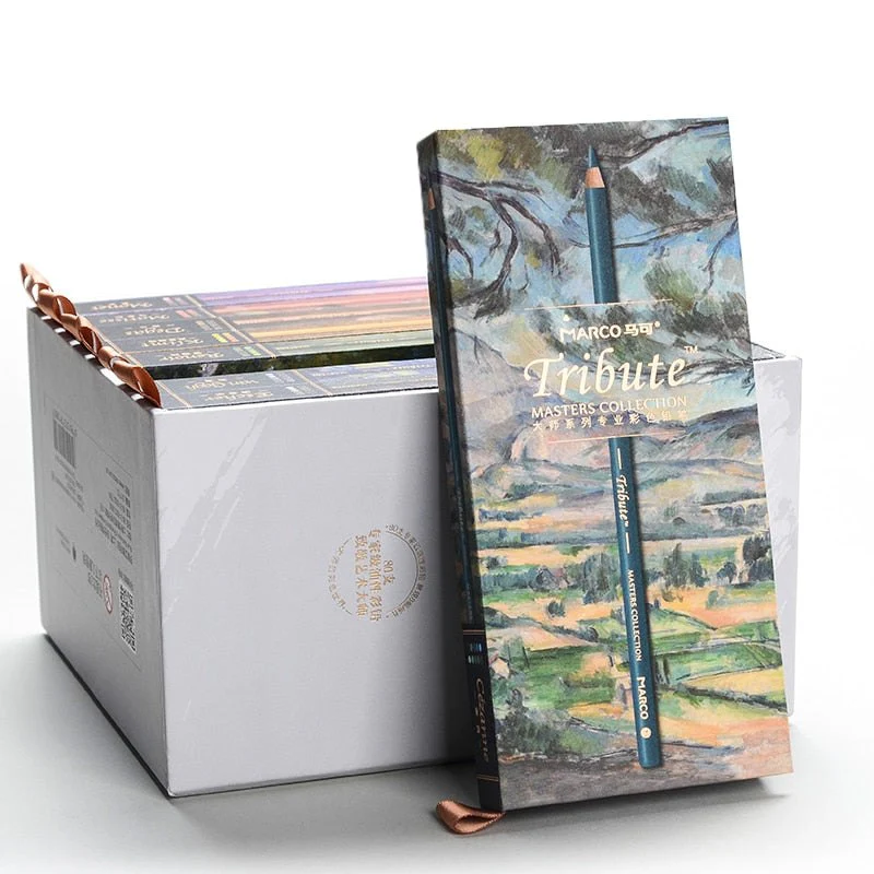 Marco Masters Collection 80 Colors Professional Fine Artist Oil Colour Pencils - Image 3