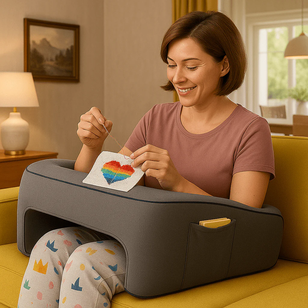 Memory Foam Crafting Lap Desk Pillow - Image 3
