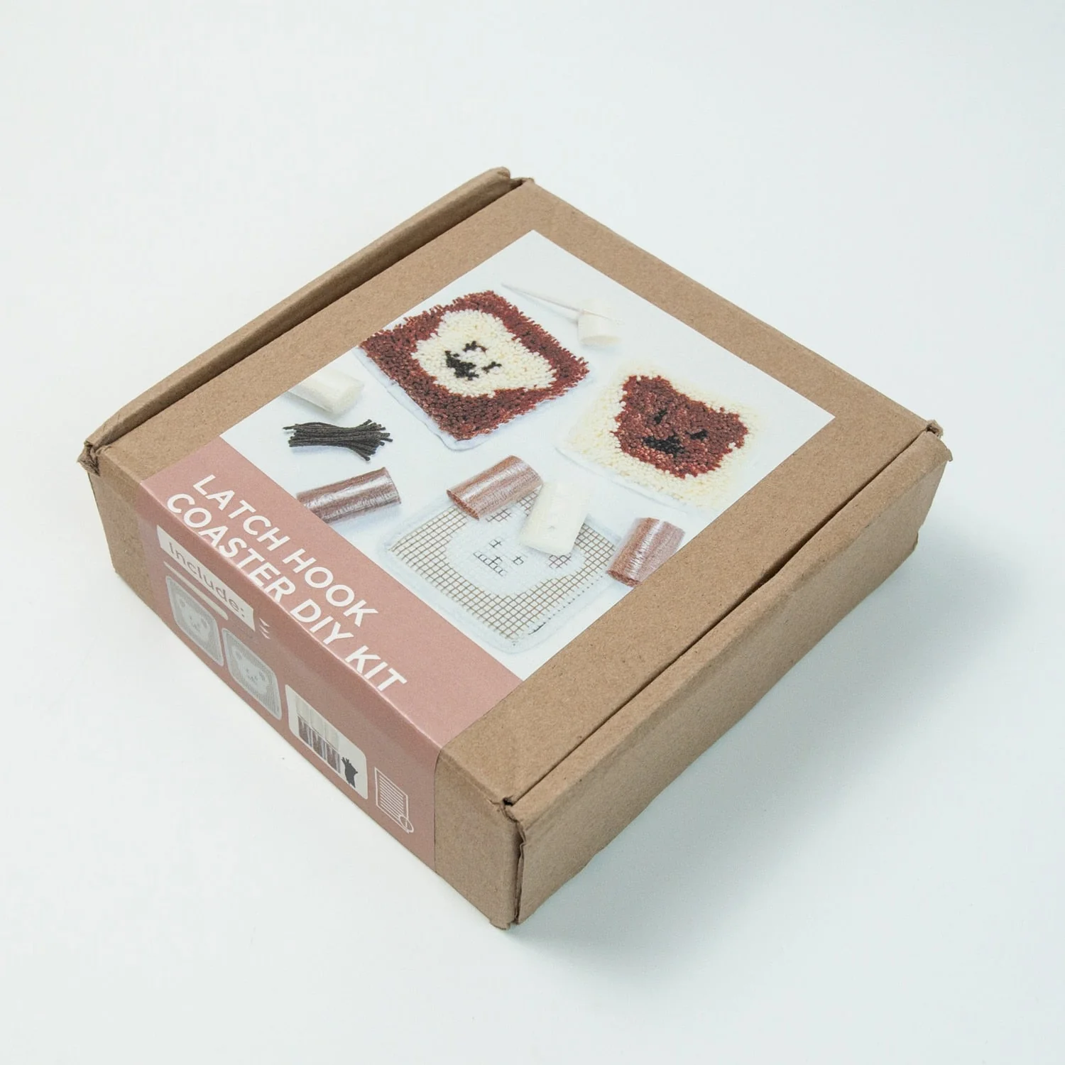 Mini Latch Hook Beginner Kits - Chocolate Teddy Bears - Image 4
