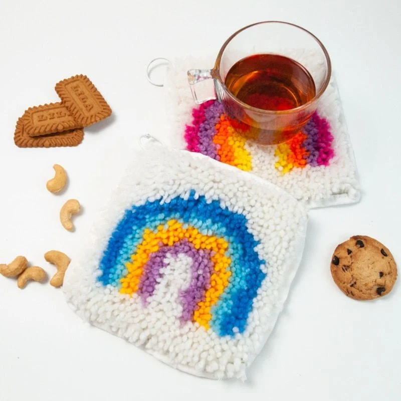 Mini Latch Hook Beginner Kits - Rainbow - Image 3