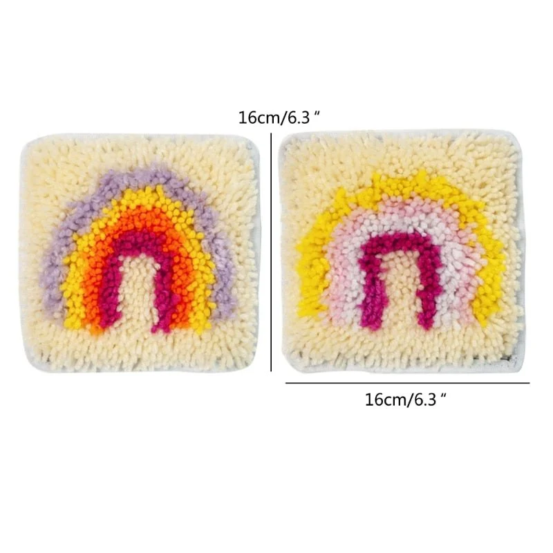 Mini Latch Hook Beginner Kits - Rainbow - Image 4