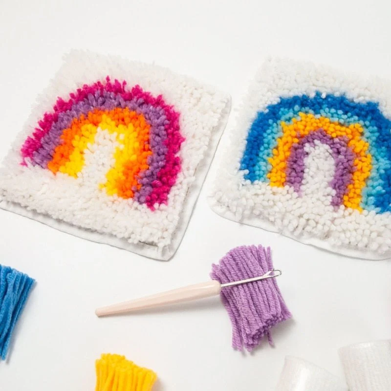 Mini Latch Hook Beginner Kits - Rainbow - Image 6