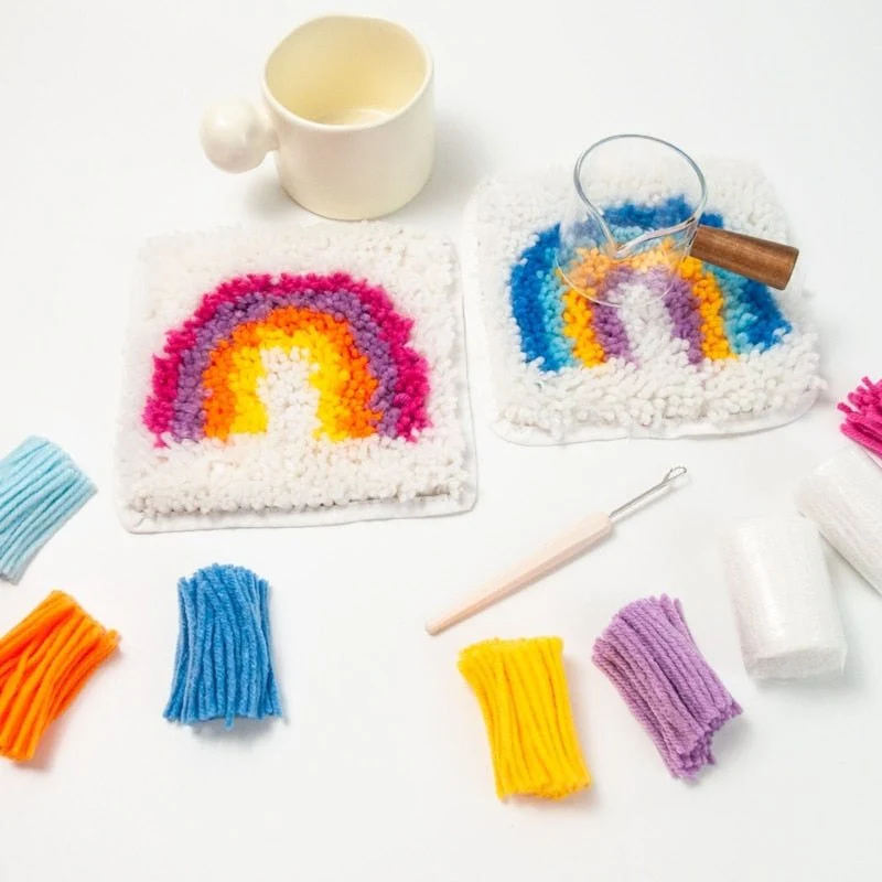 Mini Latch Hook Beginner Kits - Rainbow - Image 7