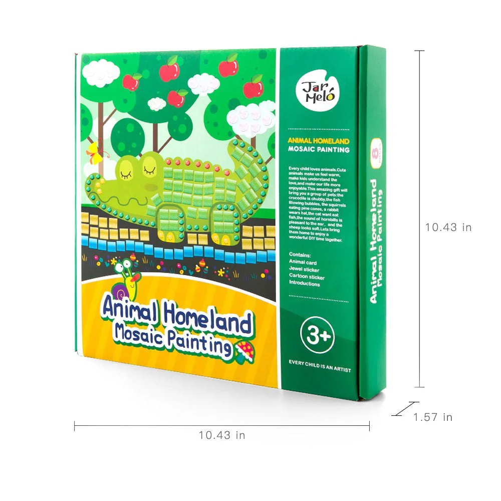 Kids Mosaics Craft Kit - Animal Homeland - Image 4