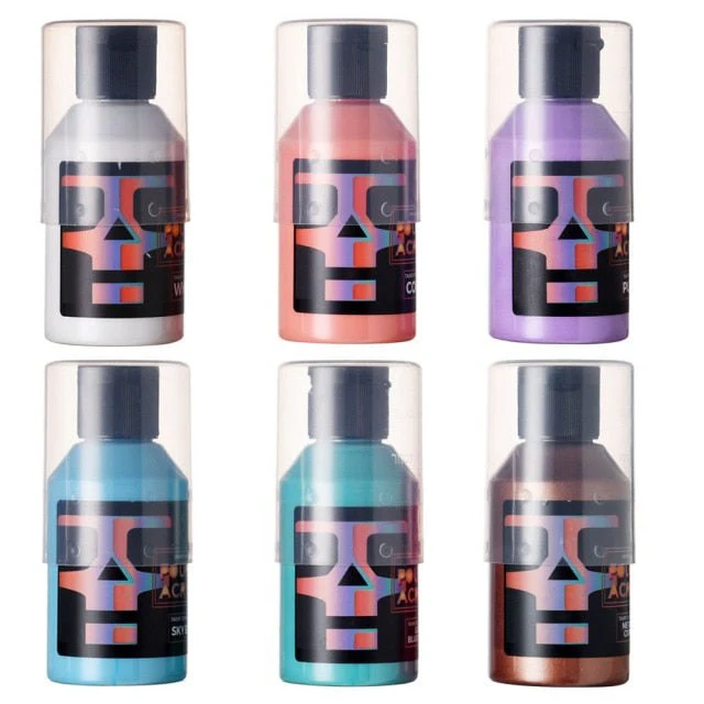 OPHIR 6 x 100ml Pouring Acrylic Paint Starter Pack - Image 6