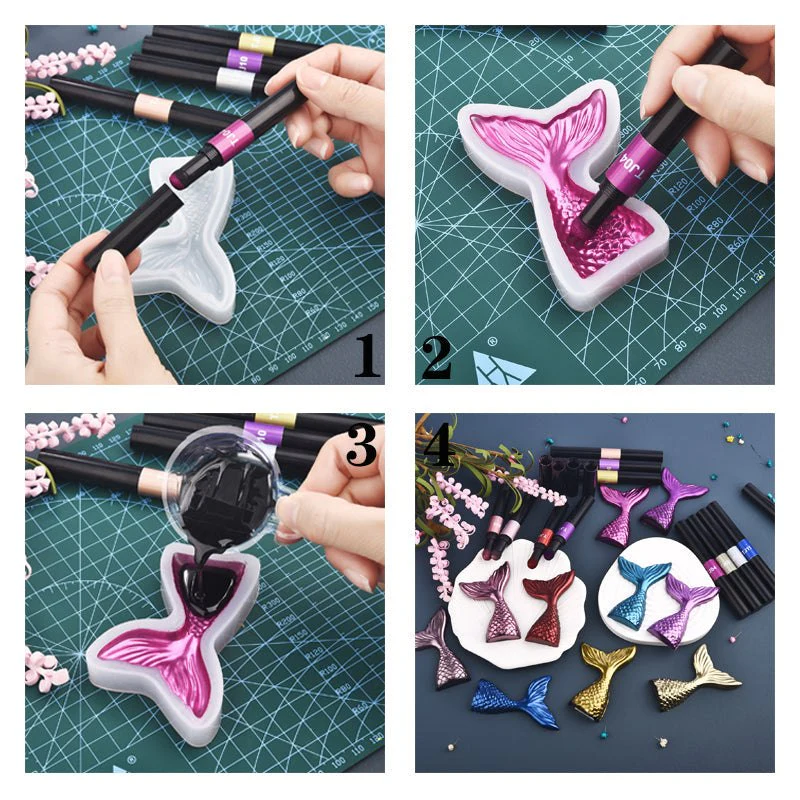 Pearlescent Resin Pigment Powder Magic Pen - Image 15