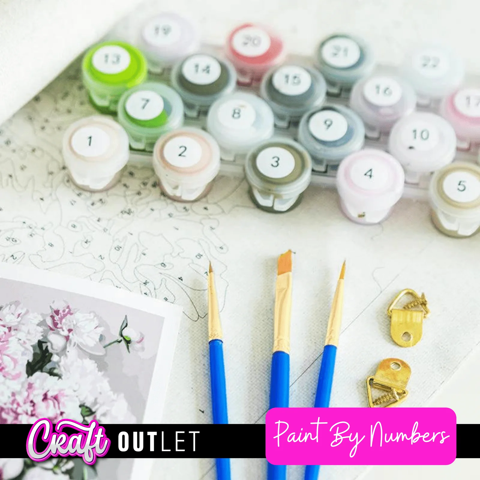 Personalised Photo DIY Paint By Numbers Kit - 24 Colours - Image 4
