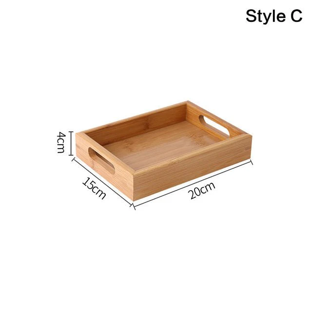 Rectangular Bamboo  Serving Tray - Image 9