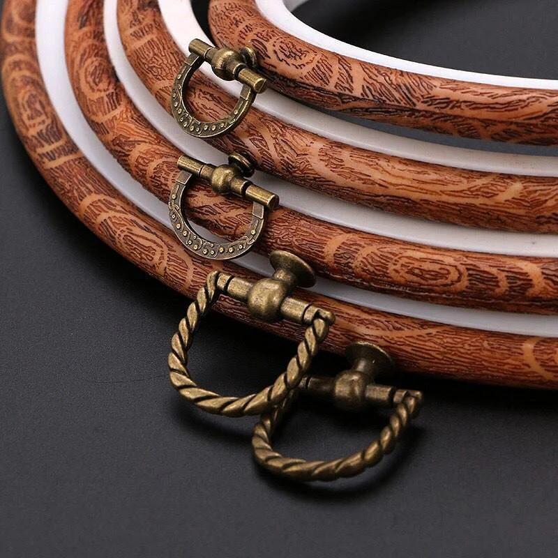 Retro Round Oval Embroidery Hoops - Image 11