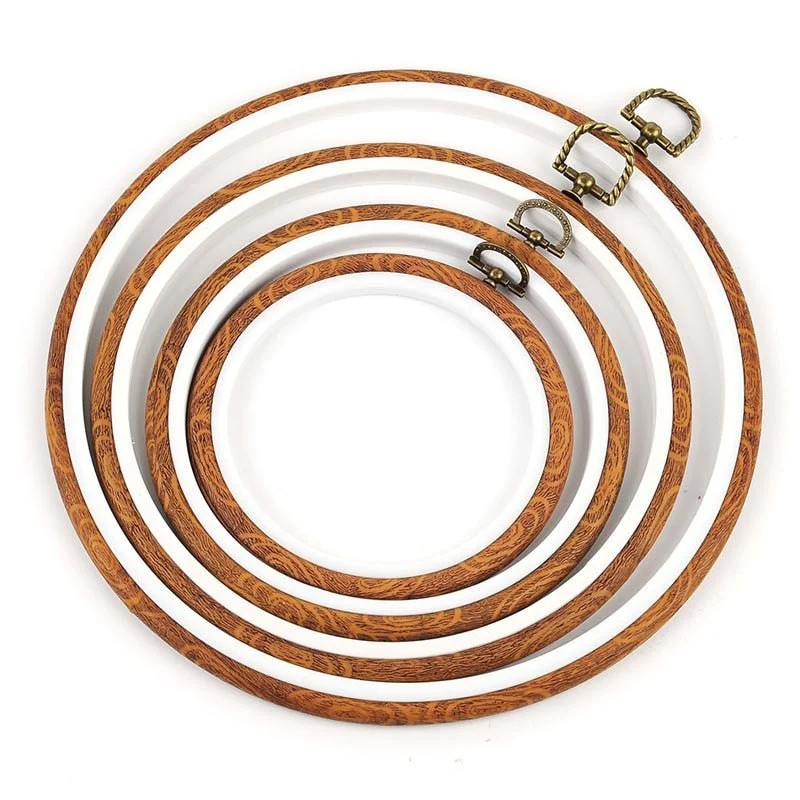 Retro Round Oval Embroidery Hoops - Image 12