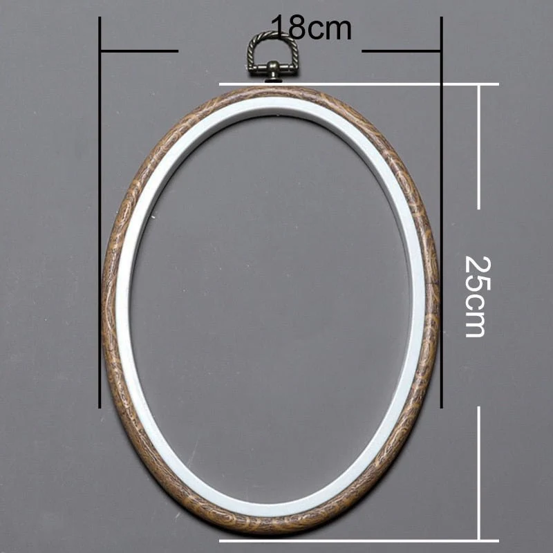 Retro Round Oval Embroidery Hoops - Image 6