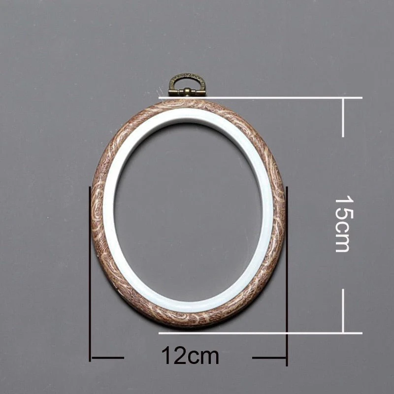 Retro Round Oval Embroidery Hoops - Image 9