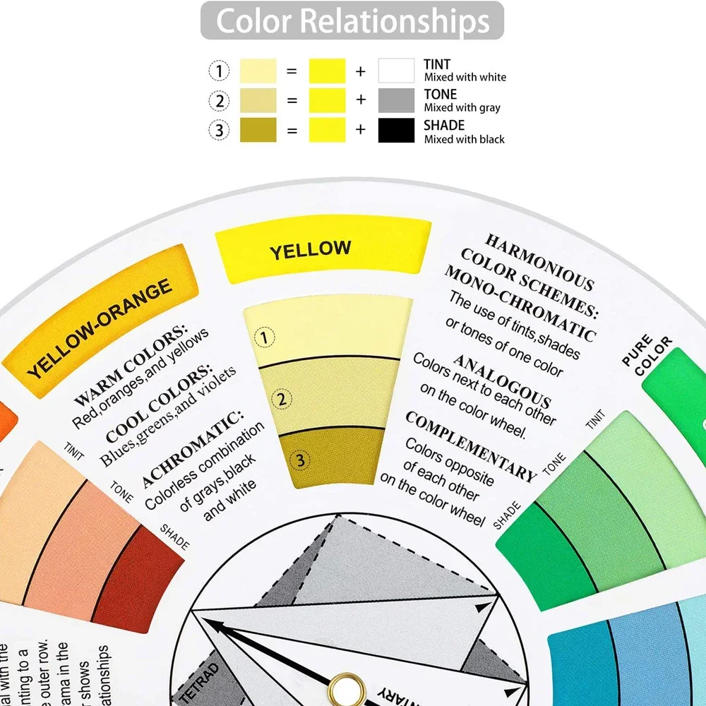 Rotating Paint Mixing Colour Wheel Guide - Image 3