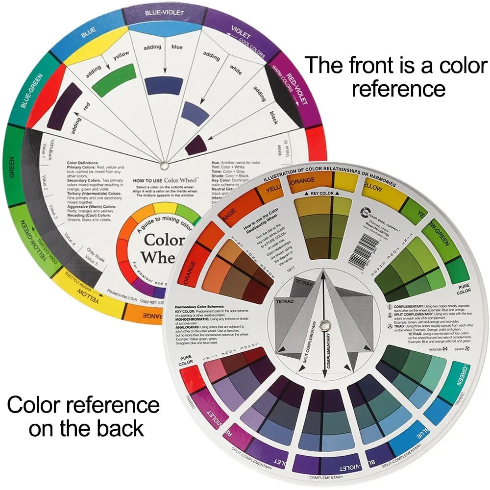 Rotating Paint Mixing Colour Wheel Guide - Image 5