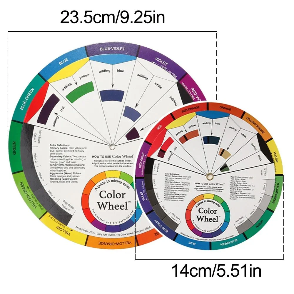 Rotating Paint Mixing Colour Wheel Guide - Image 6