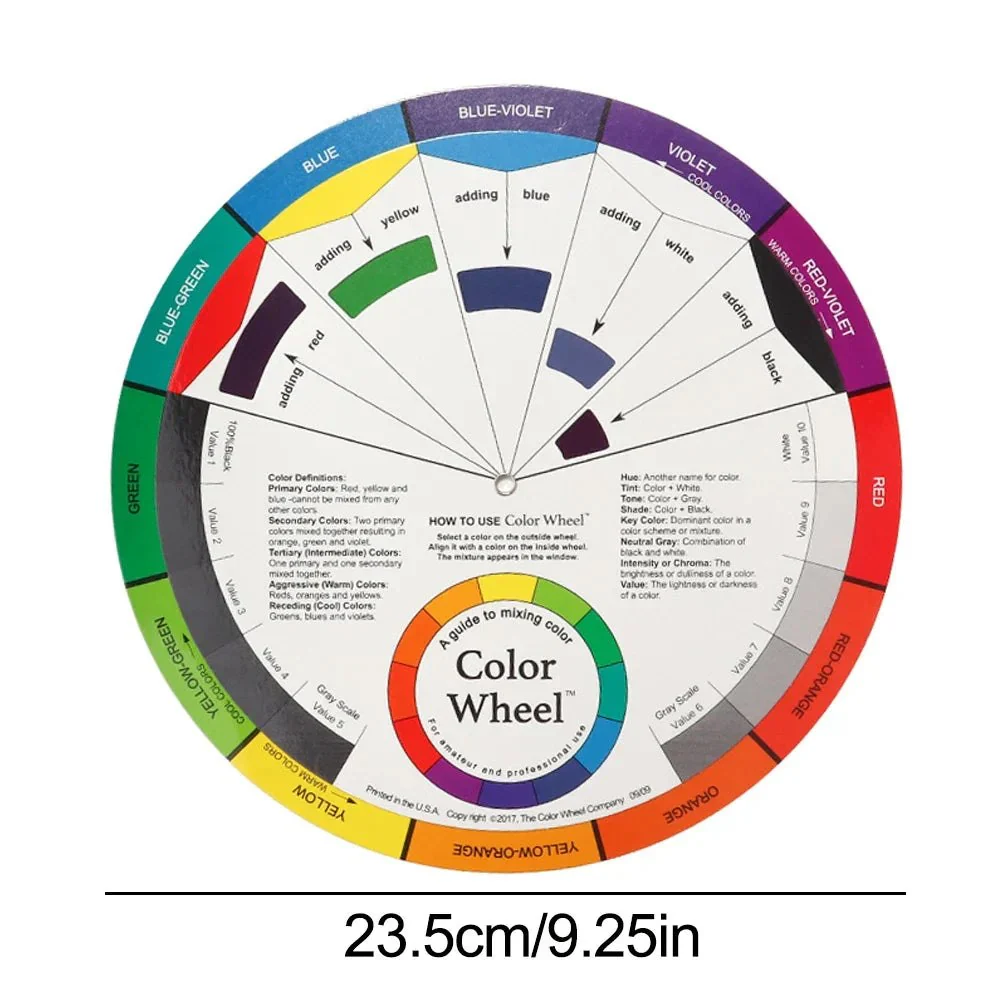 Rotating Paint Mixing Colour Wheel Guide - Image 7