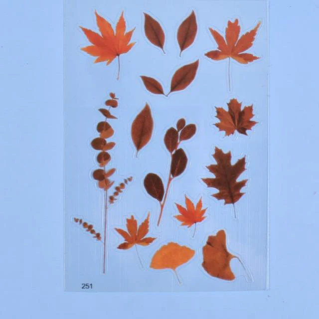 Transparent Flowers Stickers Epoxy Resin Filling - Image 15