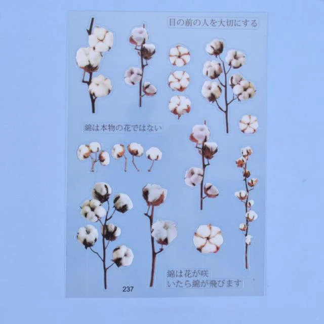 Transparent Flowers Stickers Epoxy Resin Filling - Image 17