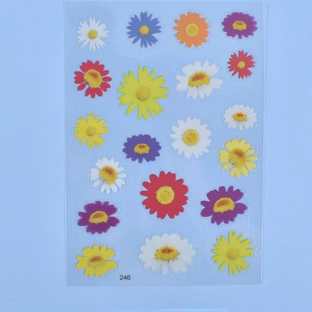 Transparent Flowers Stickers Epoxy Resin Filling - Image 20