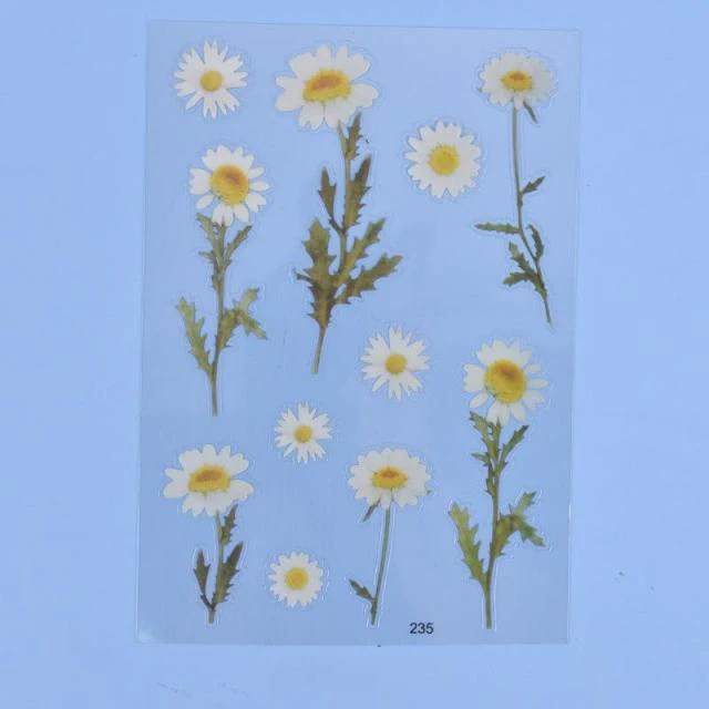 Transparent Flowers Stickers Epoxy Resin Filling - Image 8